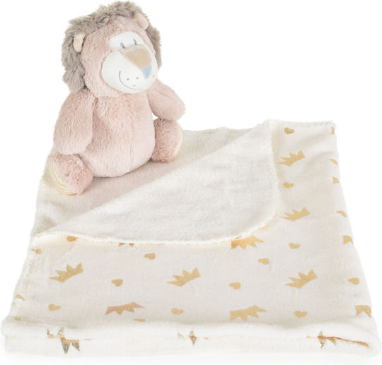 Cangaroo Blanket Nursery Swaddling Blankets Lion Fleece Beige 75x90cm