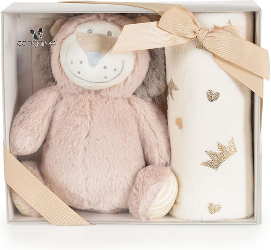 Cangaroo Blanket Nursery Swaddling Blankets Lion Fleece Beige 75x90cm