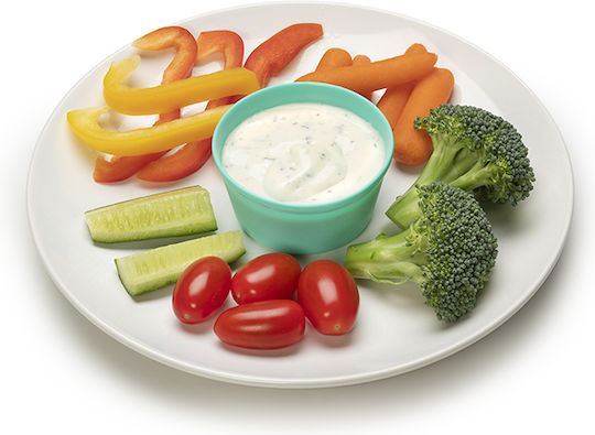 Melii Baby Food Bowl made of Silicone Multicolour 6pcs