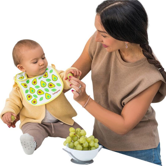 Babyono Παιδικό Σετ Φαγητοδοχείου Be Active από Πλαστικό Λευκό 2τμχ