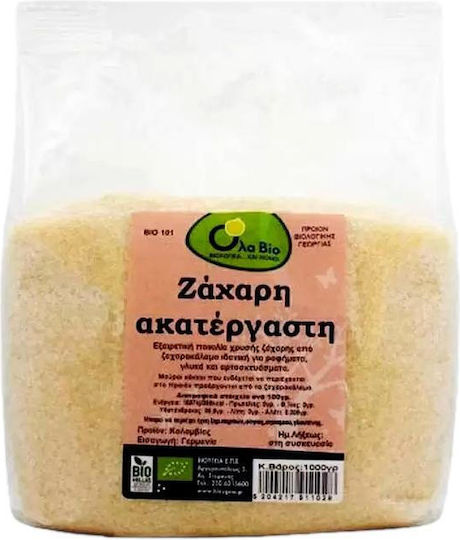 Όλα Bio Καστανή Ζάχαρη Κρυσταλλική Βιολογικό Προϊόν 1000gr ΒΙΟ101
