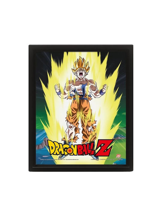 Pyramid International Dragon Ball Z Power Levels Increased Frame Plastic 20x25cm