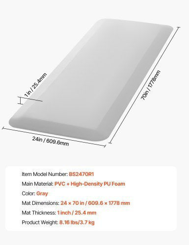 Vevor Mattress Foam DLFSDFSHCDDWKO0FSV0 60x175cm
