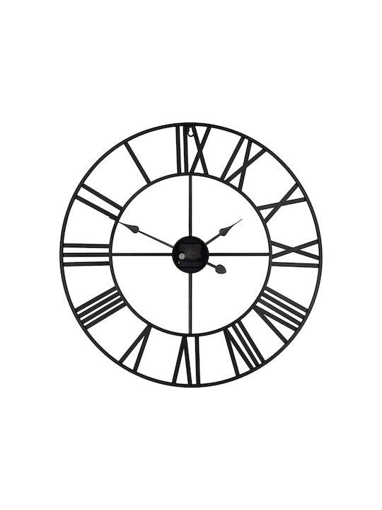 Wall Clock Black Ø60cm