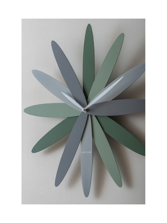 Karlsson Bloom Ρολόι Τοίχου Μεταλλικό Multi Ø45cm