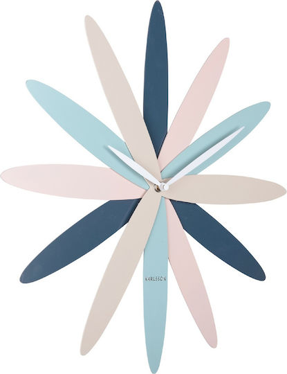 Karlsson Bloom Ρολόι Τοίχου Μεταλλικό Ø45cm Karlsson Bloom Ρολόι Τοίχου Μεταλλικό Ø45cm