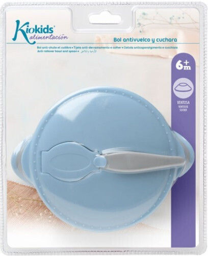 Kiokids Παιδικό Μπωλ Φαγητού Γαλάζιο