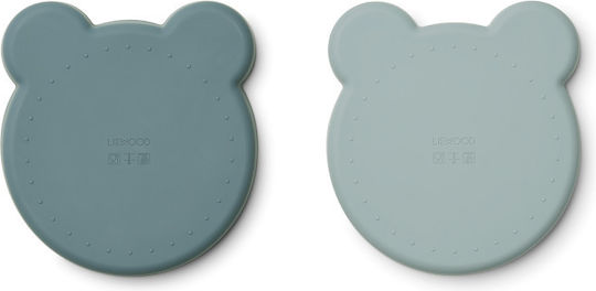 Liewood Kids Food Plate Marty Made of Silicone 2 Pieces