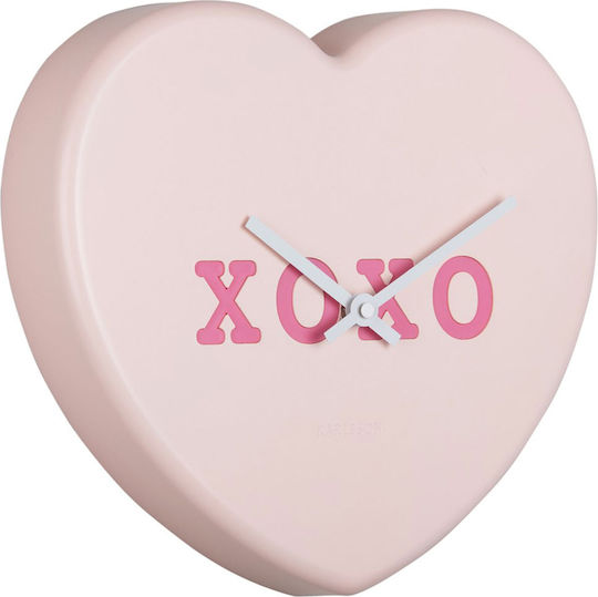 Karlsson Wanduhr Kunststoff Rosa 6.2x27cm Karlsson Wanduhr Kunststoff Rosa 6.2x27cm
