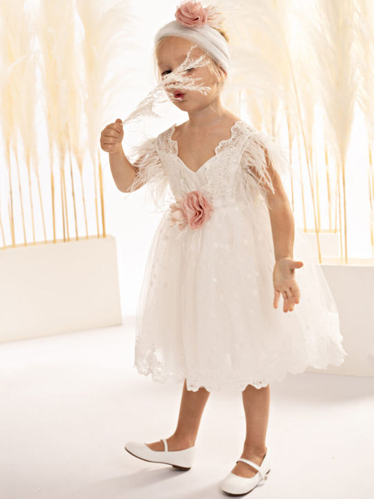 Baby Bloom White Lace Baptism Dress