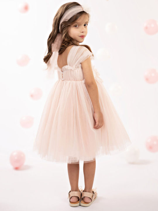 Baby Bloom Rosa Taufkleid aus Tüll