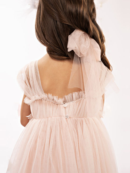 Baby Bloom Rosa Taufkleid aus Tüll