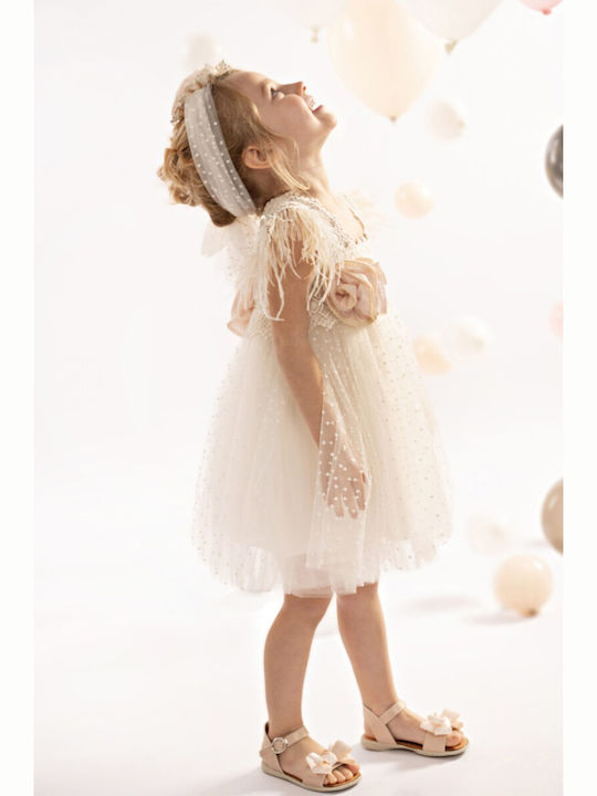Baby Bloom Ecru Baptism Dress made of Lace