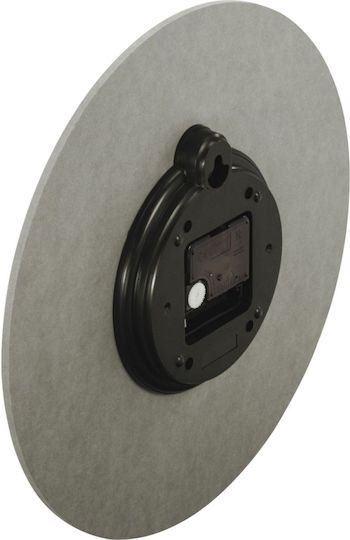 HAMA Wanduhren Hölzernes Grau Ø30cm