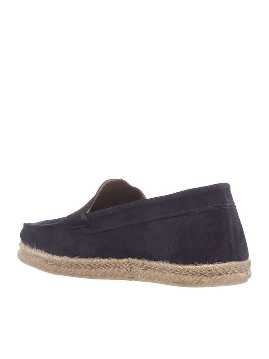 Suede Ανδρικές Εσπαντρίγιες σε Μπλε Χρώμα