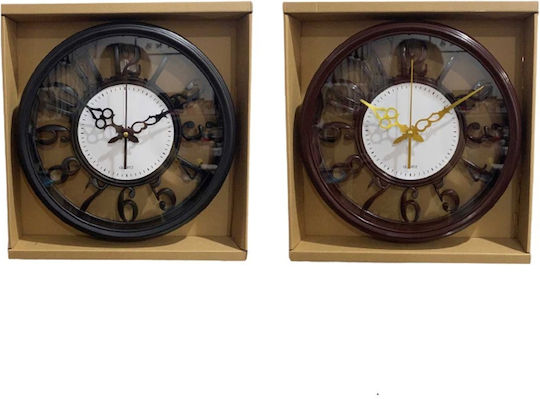 Ρολόι Τοίχου Πλαστικό Ø35cm