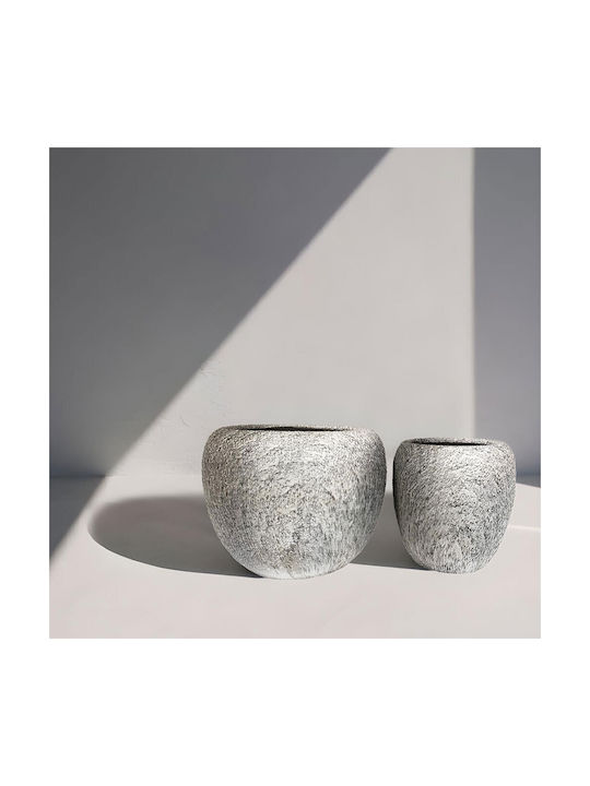 InTheBox Set 2 Pots Clay Beige Black