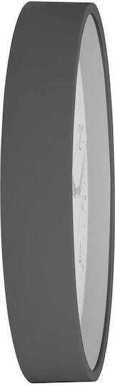 TFA TFA Wanduhr Kunststoff Graue Ø24,5cm