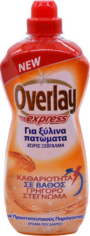 Overlay Express Για Ξυλινα Καθαριστικό Υγρό Πατώματος 1lt