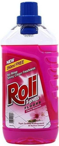 Roli Xpress Floor Cherry Καθαριστικό Υγρό Πατώματος Cherry Blossom 1lt