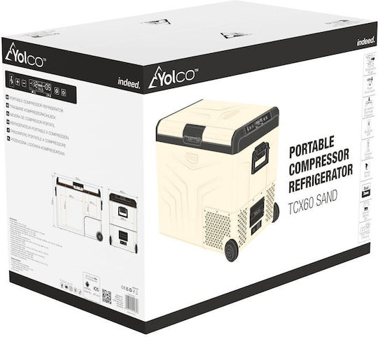 Yolco Φορητό Ψυγείο 230V Μπεζ