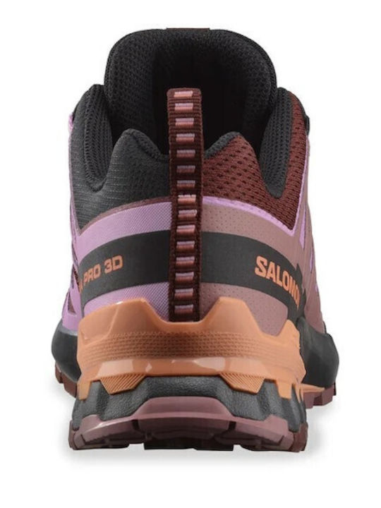 Salomon Xa Pro 3d Women's Burgundy Hiking Shoes