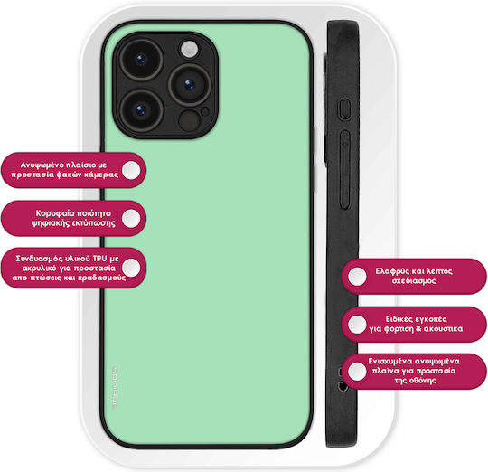 Sonique Colorbloc Series Case for Motorola Moto G35 5G Mint