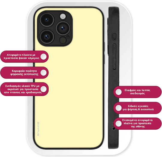 Sonique Colorbloc Serie Hülle für Motorola Moto E22 4G Gelb