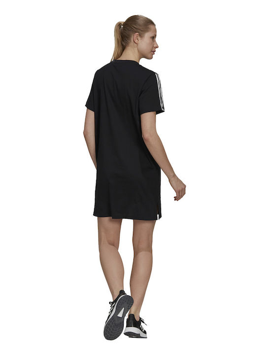 adidas 3-Stripes Athletic Black Dress
