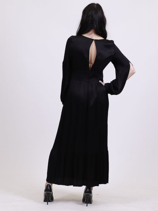 Maxi Dress for Wedding - Christening Black
