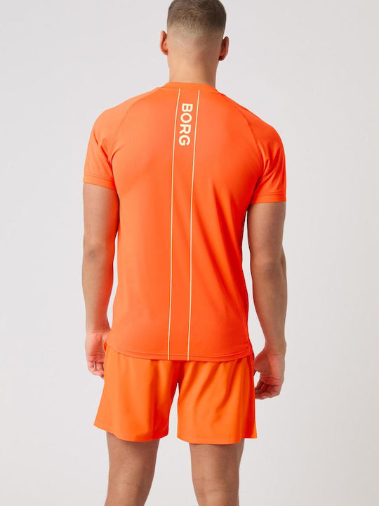 Björn Borg 10003951-OR033 Ανδρική Μπλούζα Πορτοκαλί