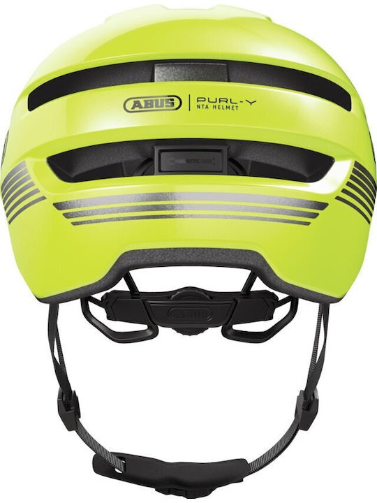 Cască de bicicletă Abus Purl-y Signal Yellow Urban Mărime M