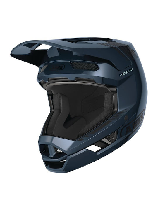 Abus Hidrop Midnight Black-blue Mtb Bicycle Helmet Size L