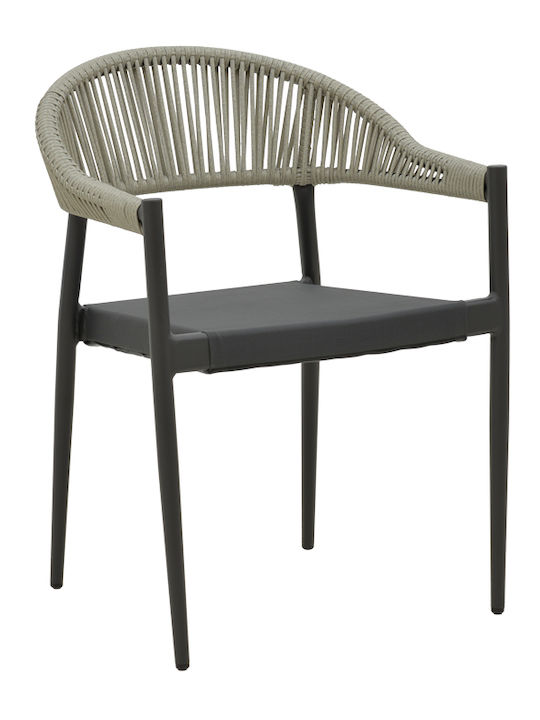Set Outdoor Dining Kliton- Elation Charcoal 5pcs