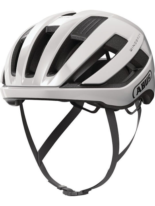 Casca de bicicletă Abus Wingback Shiny White mărimea L