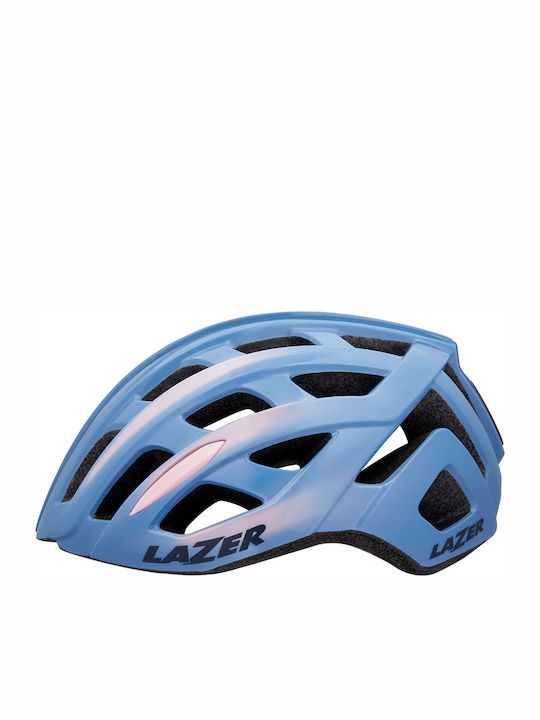 Lazer Tonic Bicycle Helmet City with LED Light Blue