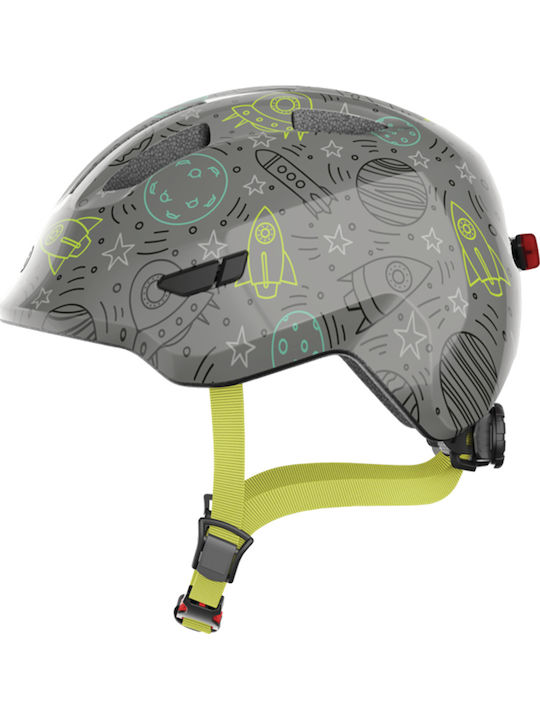Abus Smiley 3.0 Kids' Helmet for City Bike Space with LED Light Space