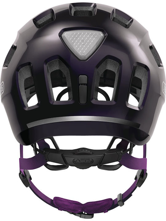 Abus Youn-i 2.0 Schwarz-Lila Fahrradhelm Kinder Größe S