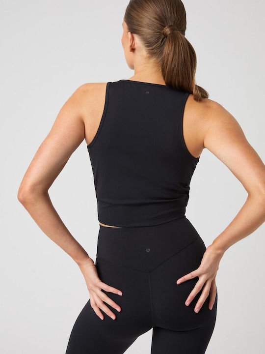 Women's Athletic Blouse Sleeveless Black Beauty