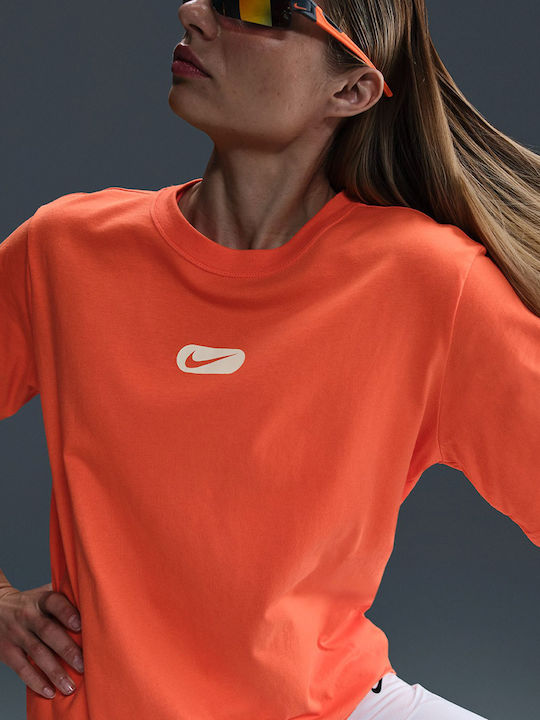 SWOOSH Γυναικείο T-shirt Πορτοκαλί