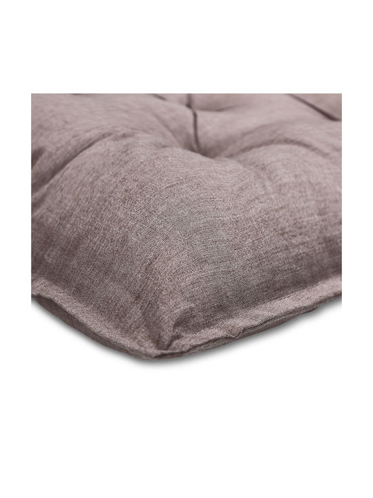 Detex Perna Scaunului De Grădină Cu Spătar Crem 2 Buc 57x116 cm