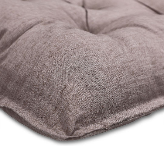 Detex Perna Scaunului De Grădină Cu Spătar Crem 2 Buc 57x116 cm