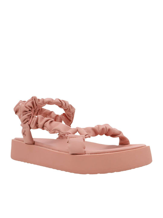 Γυναικεία Σανδάλια Flatforms Ροζ