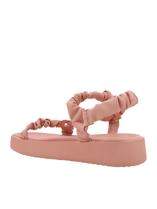 Γυναικεία Σανδάλια Flatforms Ροζ