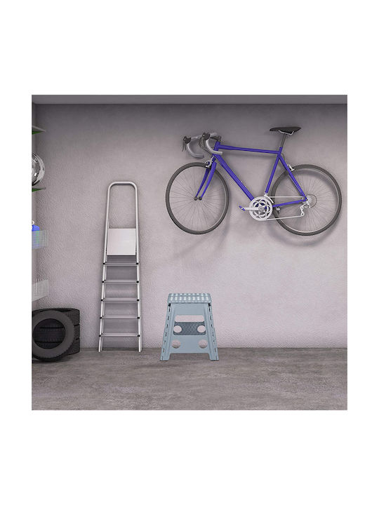 Πλαστικό Σκαμνάκι Εξωτερικού Χώρου Light Grey 39.5x38.5x39.9cm