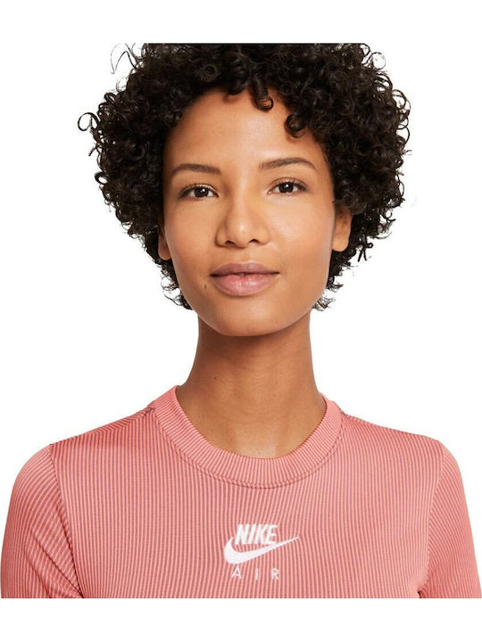 Sportswear Καλοκαιρινό Mini Αθλητικό Φόρεμα Κοντομάνικο Ροζ
