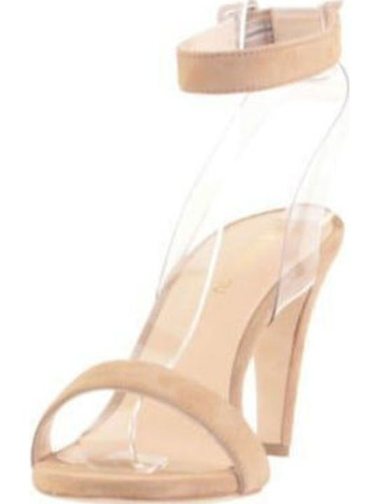 Leather Sandals Nude