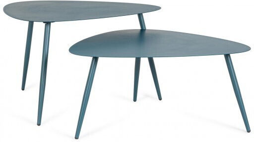 Τραπέζι Yvonne 77.5x73.5x45 Μπλέ Τραπέζι Yvonne 77.5x73.5x45 Μπλέ