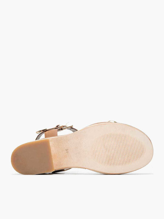 Leather Sandals Tabac Brown