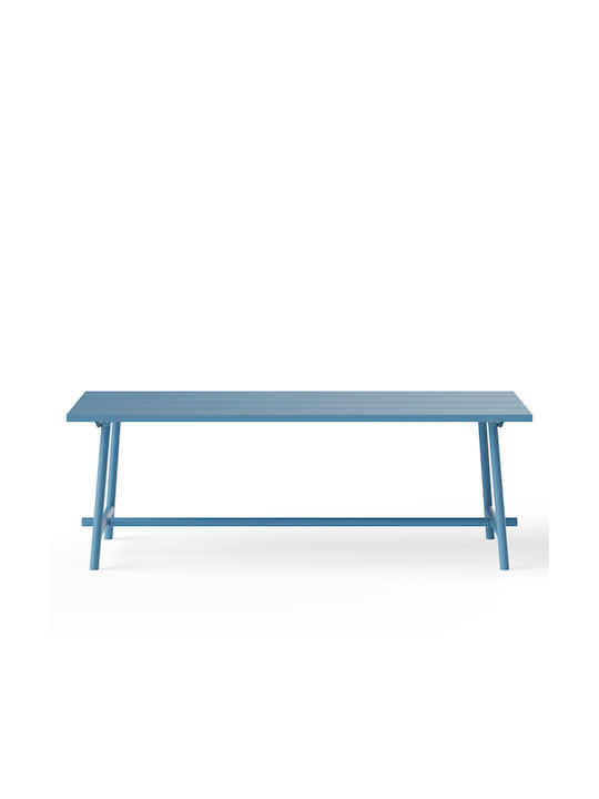 Маса Алуминиево Сгъваема Wave Blue 220x100x76бр